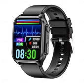 cheap Smartwatch-TK12 Smart Watch 1.96 inch Smartwatch Fitness Running Watch Bluetooth ECG+PPG Pedometer Call Reminder Compatible with Smartphone Women Men Long Standby Hands-Free Calls Waterproof IP 67 46mm Watch