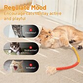 baratos Brinquedos para Cães-Brinquedos para roer Brinquedo interativo com Durável Exercício para animais de estimação para Gatos Interior Exterior Brinquedos Para Pet
