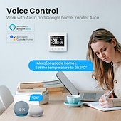 baratos eletrodomésticos-tuya wifi zigbee controlador de temperatura constante inteligente display led controlador de temperatura ajustável tamanho compacto controlador de temperatura de caldeira de água a gás compatível