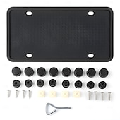 economico Decorazione e protezione carrozzeria-supporto per targa posteriore auto supporto per targa supporto per targhetta impermeabile copertura per etichetta targa in gomma standard USA