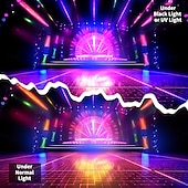 cheap Blacklight Tapestries-Blacklight Tapestry UV Reactive Glow in the Dark Glow Party Neon Party Ideas Hanging Tapestry Wall Art Mural for Living Room Bedroom