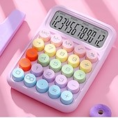 cheap Office Supplies-Desktop Calculator Standard Function Desktop Calculator Portable Small Office Scientific Calculators Kids Calculator with Large Display &amp; Buttons for Office School
