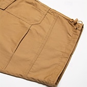 economico Classico-Per uomo Pantaloncini modello cargo Pantaloncini Pantaloni modello Capri Maglia da escursione Vita elastica Multi tasca Liscio Comfort Indossabile Informale Giornaliero Per uscire Sportivo Moda Verde
