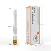 baratos Utensílios dermatológicos-40 pinos drs derma stamp 0,5 mm / 1,5 mm titânio aço microagulhamento cuidados com a pele para pequenas áreas