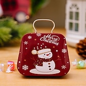 Χαμηλού Κόστους Συλλεκτικές Φιγούρες-χριστουγεννιάτικα είδη διακόσμησης, τσίγκινη τσάντα μπομπονιέρα, παιδικό δώρο, μίνι τσίγκινο τσαντάκι