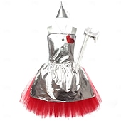 preiswerte Kostüme für Mädchen-Kostüm Tutu Dorothy Vogelscheuche Alice im Wunderland Wunderland inspiriert Verkleiden Kinder Mädchen Kindertag Maskerade Party Verkleiden