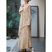 preiswerte Kleider-Retro Vintage Mittelalterlich Kleid Einfarbig Damen Maskerade Party / Abend Erwachsene Kleid