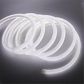 billiga Halloween Inomhus-Vattentålig 360 Rund Neon Led Ljusremsa Rör Flexibla Rep Ljus Pool Ljusremsa Semester Hem Dekor för Inomhus Utomhus DIY Dekor 100~240V för Halloween