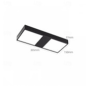 cheap Dimmable Ceiling Lights-LED Ceiling Lights Stepless Dimming 28/36.5cm 2-Light Contemporary Modern Flush Mount Ceiling Light Aluminum 20W Square Flat Modern Ceiling Lamp for Bedroom Kitchen Laundry 110-240V ONLY DIMMABLE WITH REMOTE CONTROL