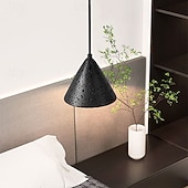 economico Luci Isola cucina-lampada a sospensione a led bianco caldo 1/2/3/4 luci postmoderna moderna nordica illuminazione a sospensione in metallo semplice paralume affusolato ristorante lampada a sospensione per isola cucina