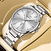 cheap Quartz Watches-Brand Watch Trendy Fashion Sports Calendar Waterproof Fully Automatic Steel Strip Quartz Men&#039;s Bowl Watch
