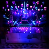 cheap Blacklight Tapestries-Blacklight Tapestry UV Reactive Glow in the Dark Glow Party Neon Party Ideas Hanging Tapestry Wall Art Mural for Living Room Bedroom