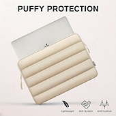 abordables Bolsos y mochilas para portátil-Bolsa para portátil, funda para tableta, funda hinchable para tableta, funda compatible con portátil, a prueba de golpes, color sólido