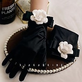 cheap Accessories and More-Elegant 1950s Gloves Bridal Women&#039;s Halloween Carnival Wedding Party Evening Wear Prom Adults&#039; Gloves
