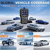 お買い得  OBD-車用 OBD2 スキャナー バッテリー テスター カラー スクリーン コード リーダー 簡単セットアップ エンジン障害ライトをクリア 診断スキャン ツール 電圧読み取り