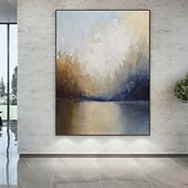 preiswerte Landschaftsgemälde-handgefertigtes ÖlgemäldeMaterialWandkunstdekorationStil VerkaufsargumenteInhaltsthemaFür die InneneinrichtungGerolltes rahmenloses, unbetontes Gemälde