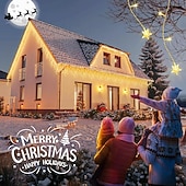 abordables Lumières d&#039;Halloween-Guirlande lumineuse pour rideaux d&#039;Halloween, 36 guirlandes lumineuses suspendues en forme de glaçons, 5 m, 216 LED, 8 modes d&#039;éclairage, pour Noël, mariage, fête, vacances, fenêtre, maison, mur,