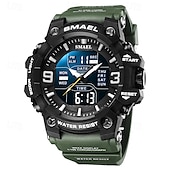 economico Orologi digitali-smael orologio al quarzo da uomo minimalista sportivo casual business luminoso sveglia impermeabile decorazione orologio in silicone