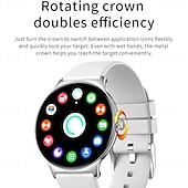 abordables Pulseras inteligentes-696 DA09 Reloj inteligente 1.43 pulgada Pulsera inteligente Bluetooth Podómetro Recordatorio de Llamadas Seguimiento del Sueño Compatible con Android iOS Mujer Hombre Llamadas con Manos Libres