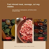 preiswerte Küchengeräte-Elektrische Knoblauchmaschine, Ingwerstampfer, Mixer, Küche, Gemüse, Fleisch, Pfeffermühle, USB-Aufladung, Knoblauchmaschine, Zerkleinerer