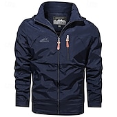 cheap Outdoor Jackets-Men&#039;s Hiking Jacket Outdoor Windproof Lightweight Jacket Windbreaker Jacket Traveling Black Yellow Army Green Red Khaki