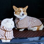 ieftine Îmbrăcăminte și accesorii pentru câini-Câini Pisici Prosop de Baie Robă uscată pentru câini Modă Iarnă Cald Modă Comfortabil homewear Îmbrăcăminte pentru câini for Small Mediu Mare