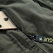 preiswerte Herrenjacken &amp; Herrenmäntel-Herren Winterjacke Fleecejacke Freizeitjacke Täglich Urlaub warm Tasche Vlies Herbst Winter Glatt Modisch Strassenmode Mit Kapuze Standard Schwarz Khaki Armeegrün Jacken