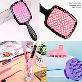 cheap Hair Styling Accessories-12pcs Complete Hair Styling Comb Set - Versatile Detangling &amp; Teasing Combs, Edge &amp; Rat Tail Brushes, Scalp Massager, Spray Bottle - Ideal for All Hair Types &amp; Daily Use