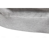 billiga Herrarnas Elite Tröjor &amp; Koftor-Herr Sticka Ensfärgat Halv dragkedja Stickat Elegant Julklappar Hem Kläder Höst Vinter Ljusgrå S M L