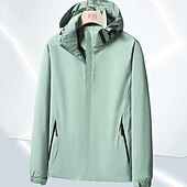 abordables Forros &amp; Chaquetas 3 en 1-Mujer Chaqueta para senderismo Invierno Al aire libre Impermeable Resistente al Viento Multi-bolsillo Cremallera delantera Chaqueta ligera Cremallera completa Camping / Senderismo / Espeleología