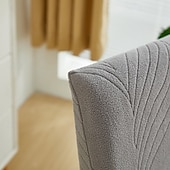 abordables Funda para silla de comedor-Funda elástica para silla de comedor, funda para silla de comedor con respaldo alto, funda para silla de hotel para banquete de boda, funda para silla de jacquard lisa, funda elástica para silla