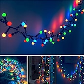 billige Elektrisk støpsel-vanntette led fe string lights 5m/10m julelys dc31v eu/us/au/uk plug led string lights for outdoor  &amp; innendørs innredning