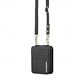 baratos Capa Samsung-telefone Capinha Para Samsung Galaxy Z Flip 7 Z Virar 6 Z Flip 5 Z Flip 4 Z Flip 3 Capa traseira com cordão com pulseira Slot para cartão TPU Metal Couro PU