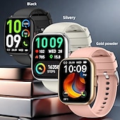 Χαμηλού Κόστους Smartwatch-νέο έξυπνο ρολόι 1,85 ιντσών πλήρης οθόνη αφής παρακολούθησης δραστηριότητας με λειτουργίες κλήσεων και μηνυμάτων βηματόμετρο πολλαπλών αθλητικών λειτουργιών ανθεκτικό συμβατό με συσκευές iOS/android