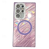 お買い得  サムスン用ケース-電話 ケース 用途 S24 Ultra S24 Plus S24 S24 FE S23 Ultra A55 A35 A25 A15 5G A54 S25ウルトラ バックカバー 磁石バックル ワイヤレス充電をサポート 耐衝撃 レトロ風 仕上げ