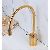 cheap Bathroom Sink Faucets-Bathroom Sink Faucet - Waterfall Electroplated Centerset Single Handle One HoleBath Taps