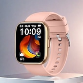Χαμηλού Κόστους Smartwatch-νέο έξυπνο ρολόι 1,85 ιντσών πλήρης οθόνη αφής παρακολούθησης δραστηριότητας με λειτουργίες κλήσεων και μηνυμάτων βηματόμετρο πολλαπλών αθλητικών λειτουργιών ανθεκτικό συμβατό με συσκευές iOS/android