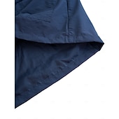cheap Active Jacket-Women's Rain Jacket Hiking Raincoat Waterproof Jacket Outdoor Windproof Quick Dry Lightweight Hooded Windbreaker Parka Trench Coat Top Camping Hunting Fishing Navy Pink Blue Purple