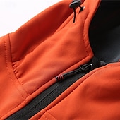preiswerte Fleece &amp; 3 in 1 Jacken-Herren Fleecejacke für Wanderer Winter Draussen warm Fleece-Futter Wasserdicht Windundurchlässig Vliesjacken Voller Reißverschluss Klettern Camping / Wandern / Höhlenforschung Reisen Schwarz