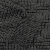 baratos Suéteres básicos-Homens Moletom Waffle Moletom Moletom com zíper Preto Branco Azul Marinha Cáqui Cinzento Escuro Meio Zíper Gráfico Vaca Imprimir Patchwork Bolso frontal Quarter Zip Diário Feriado Para Noite Poliéster
