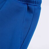 cheap Sweatpants-Men&#039;s Sweatpants Joggers Trousers Straight Leg Sweatpants Pleated Pants Patchwork Drawstring Elastic Waist Color Block Comfort Breathable Casual Daily Holiday Sports Fashion Black Blue
