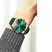olcso Quartz órák-márka trend divat női karóra sport dual naptár vízálló teljesen automata világító acél szalag női karóra