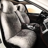 economico Coprisedili per auto-1pc Copertura per Sedile Auto in Finto Vello Protettore Caldo Invernale Elegante Cuscino Universale a Grandezza Completa per Auto Sedile del Conducente