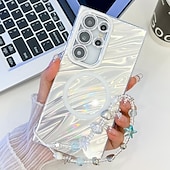 Недорогие Чехлы для Samsung-телефон Кейс для Назначение S24 Ultra S24 Plus S24 S24 ФЭ S23 Ultra А55 А35 А25 А15 5Г A54 S25 Ультра Кошелек для карт Магнитный Поддержка беспроводной зарядки с ремешком на запястье Ретро Покрытие