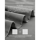 economico Collezione d&#039;elite-Set copripiumino da 4 pezzi, 100% cotone biologico, tessuto morbido e traspirante, include copripiumino e federe per un sonno confortevole.