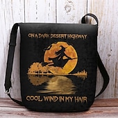 olcso Keresztpántos táskák-női halloween boszorkány mintás crossbody táska - kísérteties témájú válltáska halloween szerelmeseinek