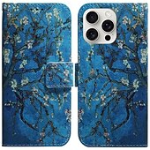 levne Pouzdra pro iPhone-telefon Carcasă Pro iPhone 16 Pro Max Plus iPhone 15 Pro Max Plus iPhone 14 13 12 11 Pro Max Plus Mini SE Zadní kryt se stojánkem Magnetické Slot pro kartu Tygr Retro TPU PU kůže