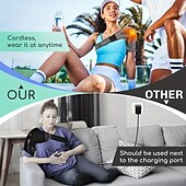 cheap Body Massager-1pc Heated Shoulder Massager Soothing Heat Therapy with Deep-Kneading Massage for Men and Women Ergonomic Shoulder Strap Design