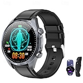 お買い得  スマートウォッチ-iMosi TK29 スマートウォッチ 1.43 インチ スマート·ウォッチ ブルートゥース ECG + PPG 温度監視 歩数計 と互換性があります Android iOS 女性 男性 メディアコントロール メッセージ受信通知 カメラコントロール IP68 48mmウォッチケース