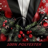 economico Costume di Natale-Natale Per uomo buon Natale Felpe Felpa Felpa Manica lunga Felpa Girocollo Di tendenza Giornaliero Festa Stampa 3D Natale Da mare Feste Girocollo Stampa 3D Inverno Primavera &amp; Autunno